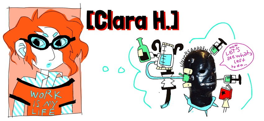 Clara affiche la couleur : le travail c'est toute sa vie 